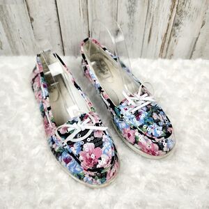 Dexflex Comfort Floral Sequin Flats Size 8.5